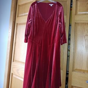 Coldwater Creek velvet dress